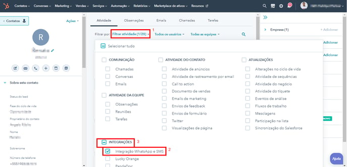 Como as imagens ficam registradas no HubSpot CRM 1